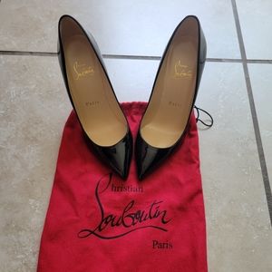 Christian Louboutin pigalle folli in black, size 35.5
